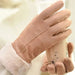 Fashion Women Gloves Cute Furry Warm Mitts for Autumn