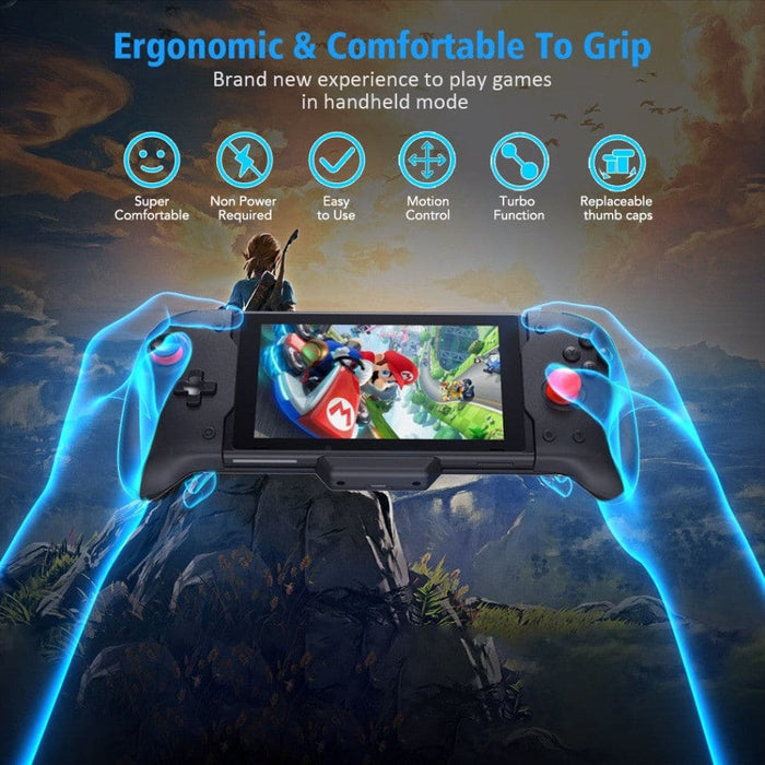 Fast Charge Double Motor Vibration Controller Handle Grip