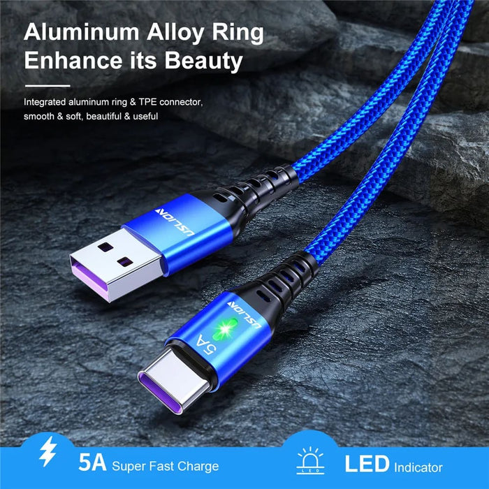 Fast Charge Usb c Cable for Samsung Xiaomi