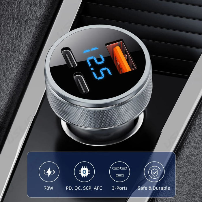 Fast Charge Usb Car Charger for Iphone 14