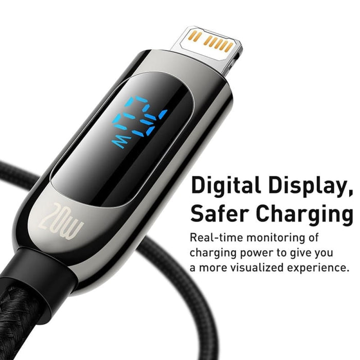 20w Pd Fast Charging Usb c Cable With Digital Display