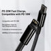 20w Fast Charging Usb c Cable for Iphone 14 13 11 8 12 Se