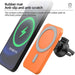 Vibe Geeks 15w Fast Charging Magnetic Wireless Car Charger