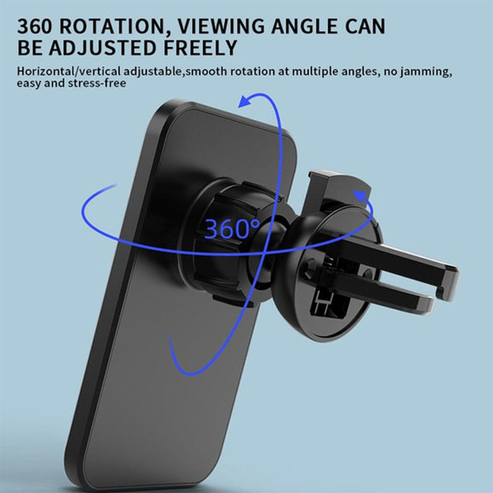 Vibe Geeks 15w Fast Charging Magnetic Wireless Car Charger