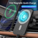 Vibe Geeks 15w Fast Charging Magnetic Wireless Car Charger