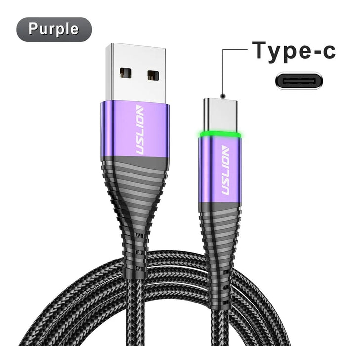 Fast Charging Usb Type c Cable for Samsung Xiaomi