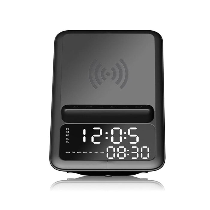 15w Fast Wireless Charger With Digital Alarm Clock