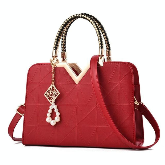 Female Phone Pocket Zipper Handbags Flap Leather Shoulder