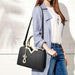 Female Phone Pocket Zipper Handbags Flap Leather Shoulder