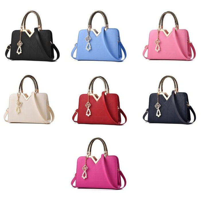 Female Phone Pocket Zipper Handbags Flap Leather Shoulder