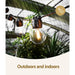 17m Festoon Lights Solar Powered Led String Lighting Outdoor