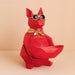 Dog Cat Figurine with Creative Tissue Boxes Table Statue