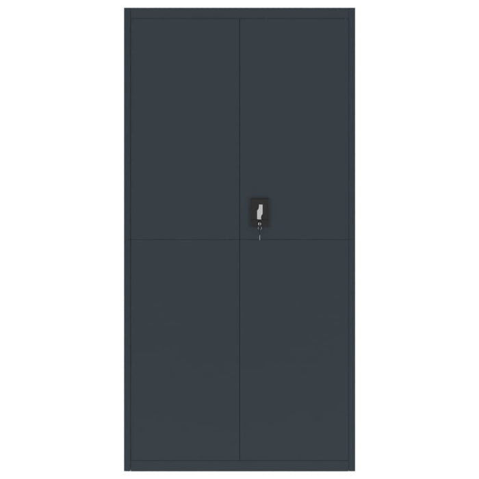 File Cabinet Anthracite 90x40x180 Cm Steel Ttkipp