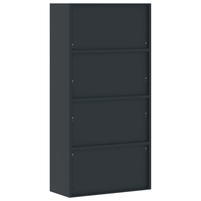 File Cabinet Anthracite 90x40x180 Cm Steel Ttkipp