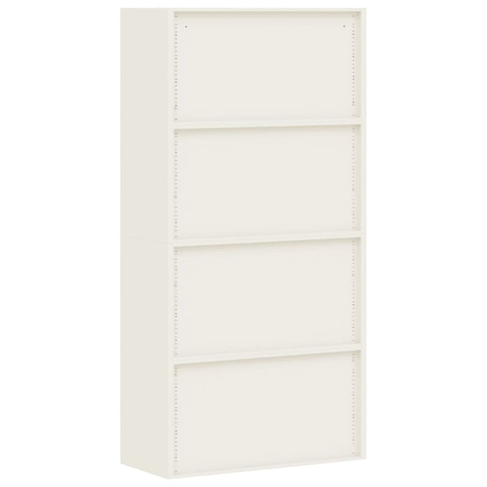 File Cabinet Anthracite and White 90x40x180 Cm Steel Ttkipl