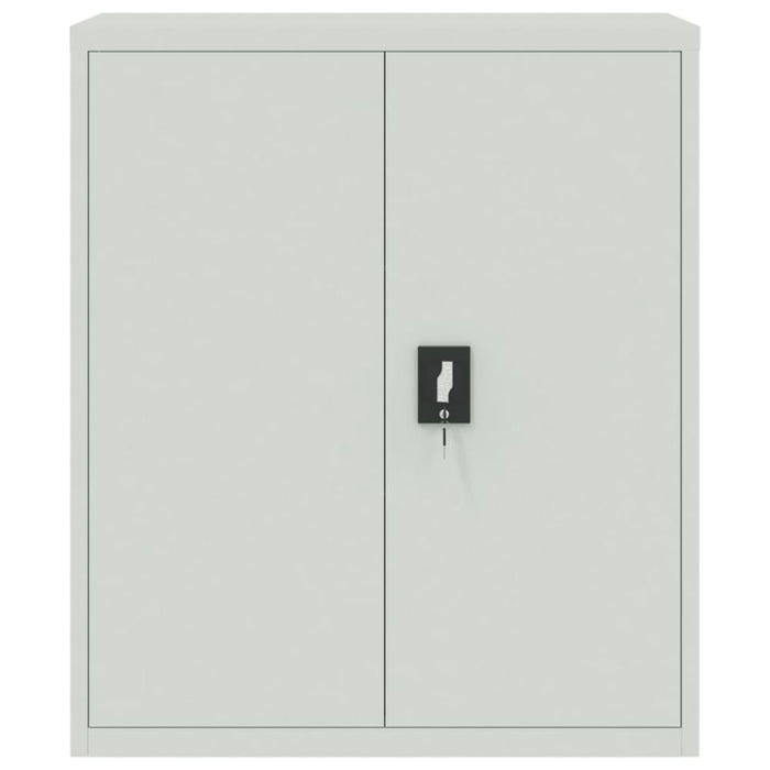 File Cabinet Light Grey 90x40x105 Cm Steel Ttkiti