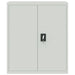 File Cabinet Light Grey 90x40x105 Cm Steel Ttkiti