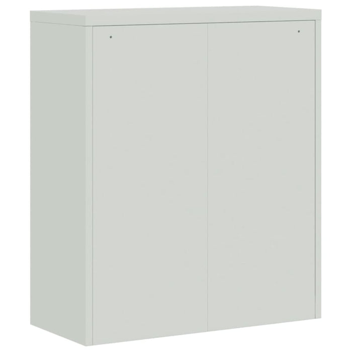 File Cabinet Light Grey 90x40x105 Cm Steel Ttkiti