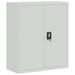 File Cabinet Light Grey 90x40x105 Cm Steel Ttkiti