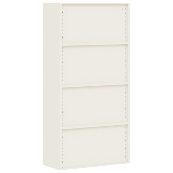 File Cabinet White 90x40x180 Cm Steel Ttkipx