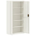 File Cabinet White 90x40x180 Cm Steel Ttkipx