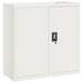 File Cabinet White 90x40x90 Cm Steel Ttkixn