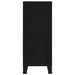 Filing Cabinet Industrial Black 90x40x100 Cm Steel Oaptpl