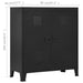 Filing Cabinet Industrial Black 90x40x100 Cm Steel Oaptpl