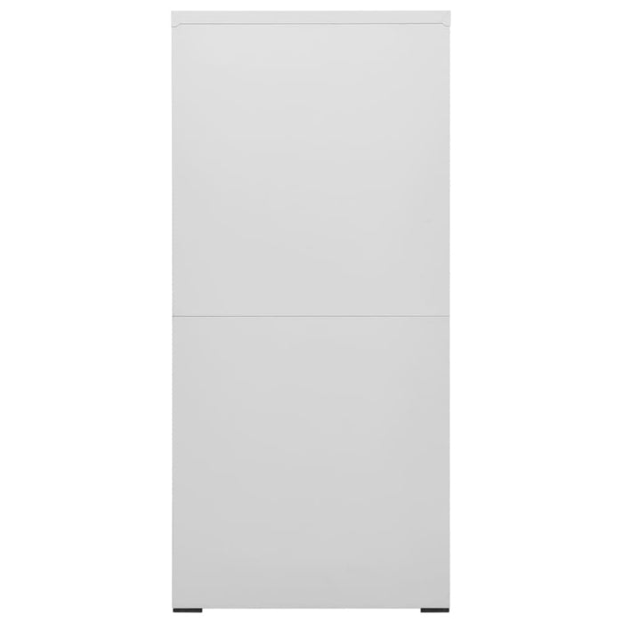 Filing Cabinet Light Grey 46x62x133 Cm Steel Ttlxik