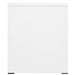 Filing Cabinet White 46x62x72.5 Cm Steel Ttlxib