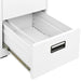 Filing Cabinet White 46x62x72.5 Cm Steel Ttlxib