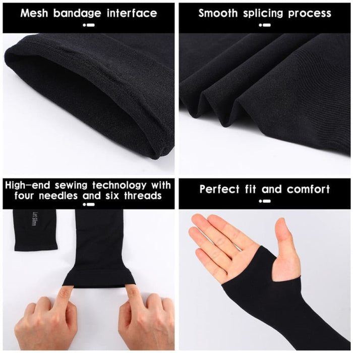 Fingerless Uv Protection Arm Sleeves