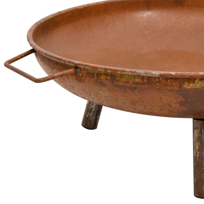 Fire Pit 67.5x58x22.5 Cm Steel Tottai
