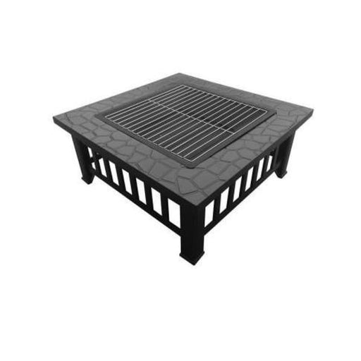 Fire Pit Bbq Table Grill Outdoor Garden Wood Burning