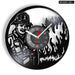 Firefighter Wall Clock with Maltese Cross Design