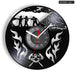 Firefighter Wall Clock with Maltese Cross Design