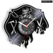 Firefighter Wall Clock with Maltese Cross Design