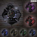 Firefighter Wall Clock with Maltese Cross Design