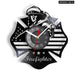 Firefighter Wall Clock with Maltese Cross Design