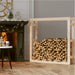 Firewood Rack 100x25x100 Cm Solid Wood Pine Nxxaxx