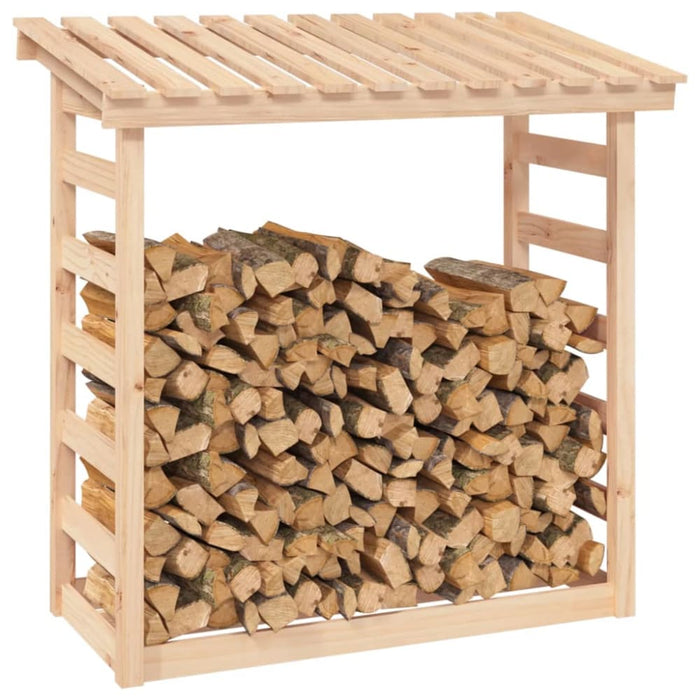 Firewood Rack 108x64.5x110 Cm Solid Wood Pine Nxxati