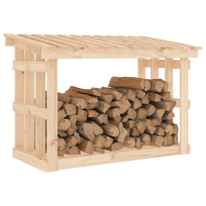 Firewood Rack 108x64.5x77 Cm Solid Wood Pine Nxxatx