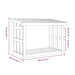 Firewood Rack 108x64.5x77 Cm Solid Wood Pine Nxxatx