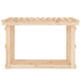 Firewood Rack 108x64.5x77 Cm Solid Wood Pine Nxxatx