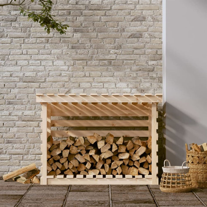 Firewood Rack 108x73x79 Cm Solid Wood Pine Nxxxxi