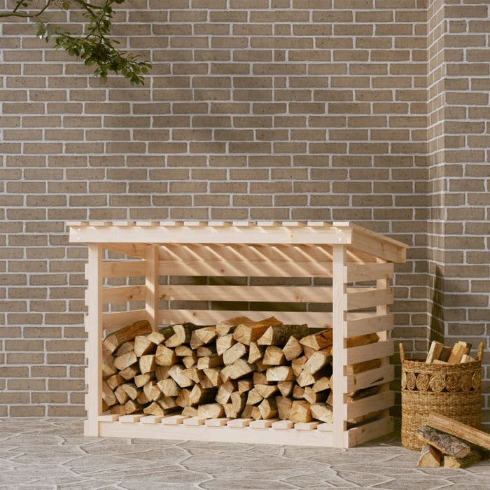 Firewood Rack 108x73x79 Cm Solid Wood Pine Nxxxxi