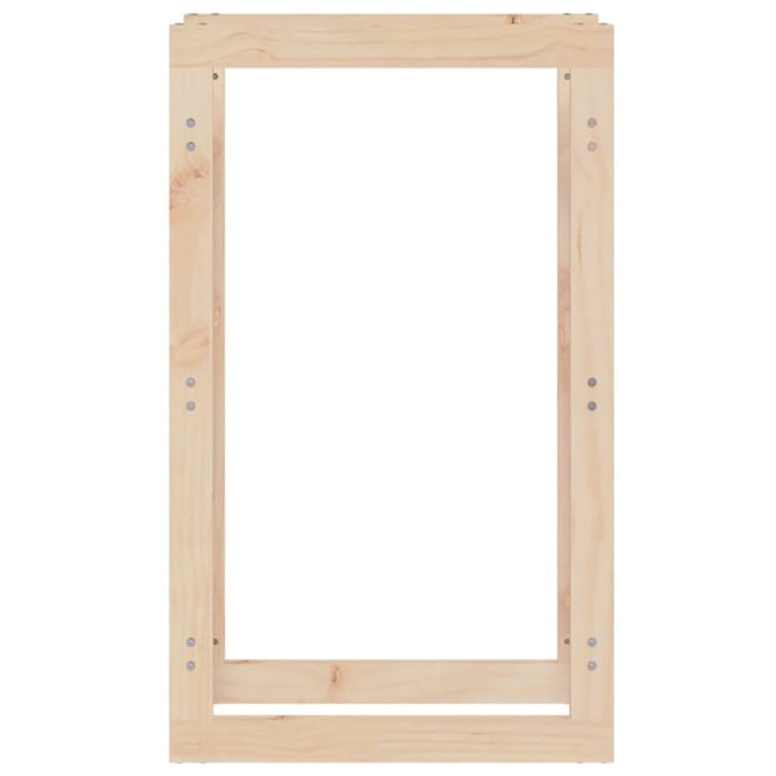 Firewood Rack 60x25x100 Cm Solid Wood Pine Nxxaox