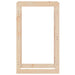 Firewood Rack 60x25x100 Cm Solid Wood Pine Nxxaox