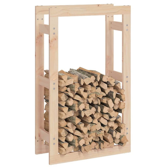 Firewood Rack 60x25x100 Cm Solid Wood Pine Nxxaox