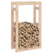 Firewood Rack 60x25x100 Cm Solid Wood Pine Nxxaox